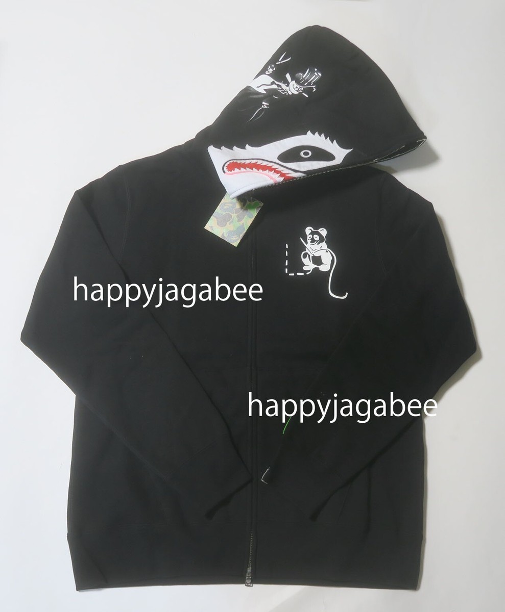 A BATHNIG APE Men's PANDA FULL ZIP HOODIE 1K80115006 r | eBay