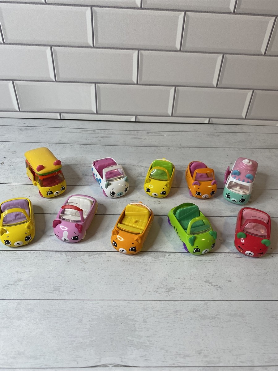 Shopkins Cutie Cars Diecast Lot Of 10 All Different Orange