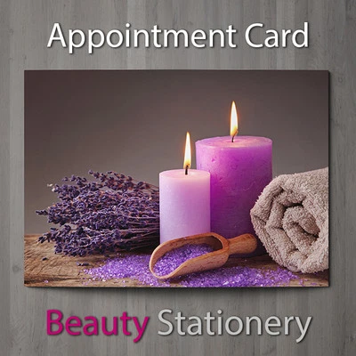 BEAUTY STATIONERY Appointment Card Beauty Salon Nail Massage Hairdressing Therapist A7