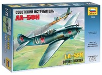 Lavotchkin La-5Fn Sowjetischer JäGer 1:72 Plastikmodellbausatz Zvezda