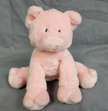 BABY GUND Pink Pig Sweetscoops Oinker 58458 No Sound 9" Plush Stuffed Embroidery