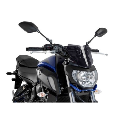 Pare-brise Sport Puig Naked N.G. Pour Kawasaki Z900 2025 - Teinte Fumée Foncée