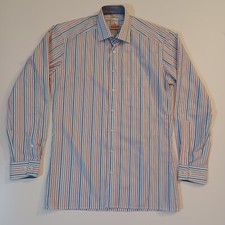 Olymp Luxor Modern Fit Mens Dress Shirt Sz 16"/41 Striped