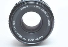 Canon FD 50mm F1.8 MF Lens 82