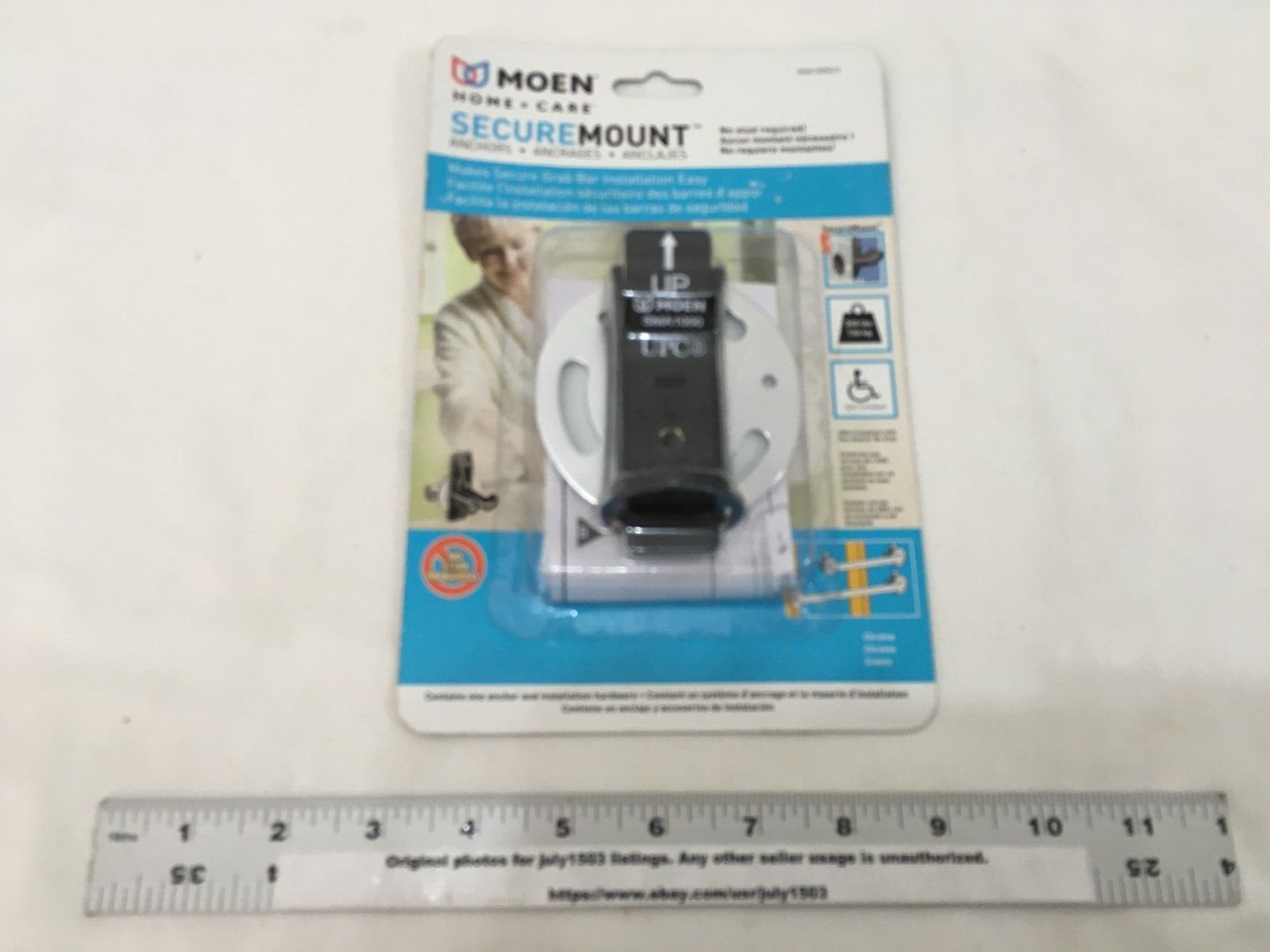 NEW Moen Secure Mount SMA1005CH Grab Bar Anchor Single Anchor