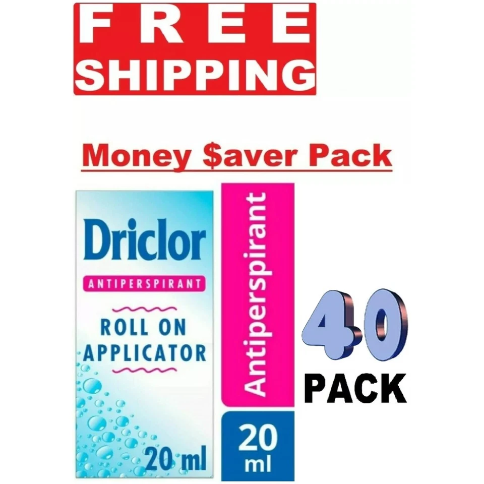 DRICLOR ROLL ON APPLICATOR ANTITRANSPIRANT 20ml Pack of 40 - Image 2 of 4