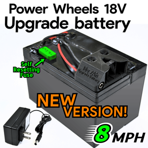 power wheels battery upgrade