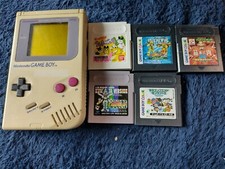Nintendo Game Boy Original DMG-01 1989 W/  5 Games SFC/SNES - Japn 
