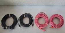 4 RCA Cables 45 Feet Each Male to Male A/V Cord - Audio Video Connection