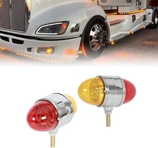 2Pcs 34LED Double Face Watermelon Lights With Reflector LED Turn Signal Lights