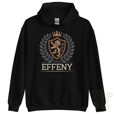 EFFENY FANTASY COAT OF ARMS HOODIE novelty parody family name crest