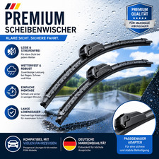 2x Scheibenwischer (Set) vorne Audi A4 8E B6 B7 8H & Cabrio 11/2003-2008