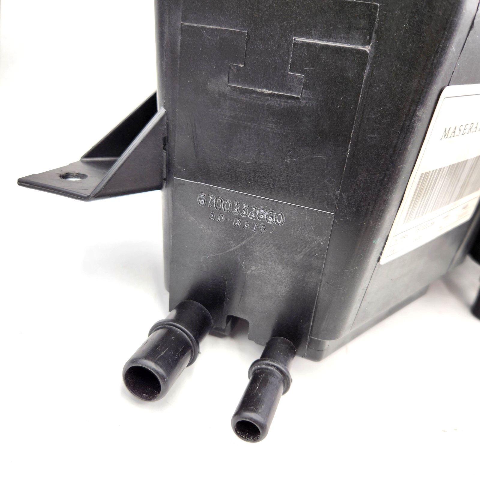 Maserati Levante 2017 Fuel Vapor Evaporator Charcoal Canister 06700332860 Black