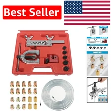 High-Quality 25 ft Copper Brake Line Kit with 20 Essential Fittings for Repairs