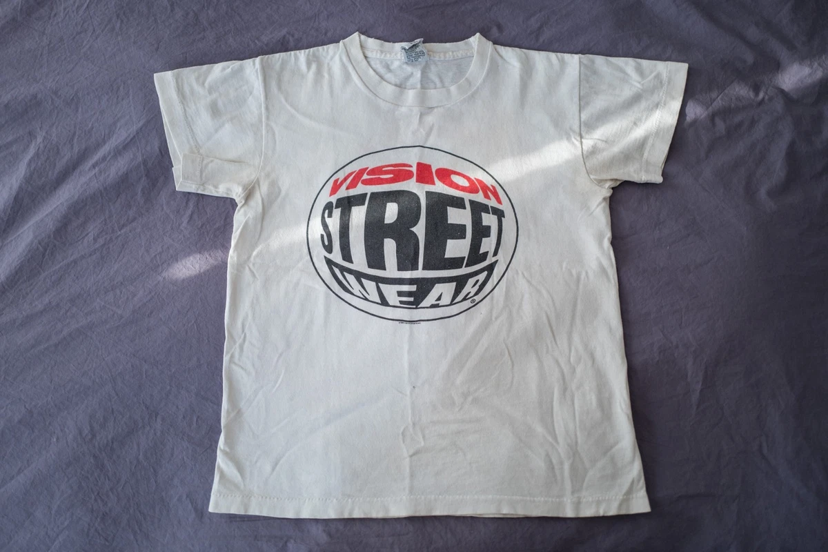 Vision Street Wear Cotton Short Sleeve T-Shirts for Men for sale