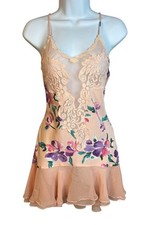 Vtg Victoria's Secret Gold Label Neglig e Lingerie Nightie Chamise Gown Size S