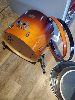 PEARL SESSION CUSTOM 18x22 Bass Drum (All Maple Shell) VGC | eBay