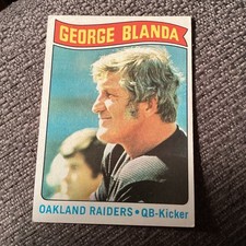 1975 Topps Football  #7 George Blanda 