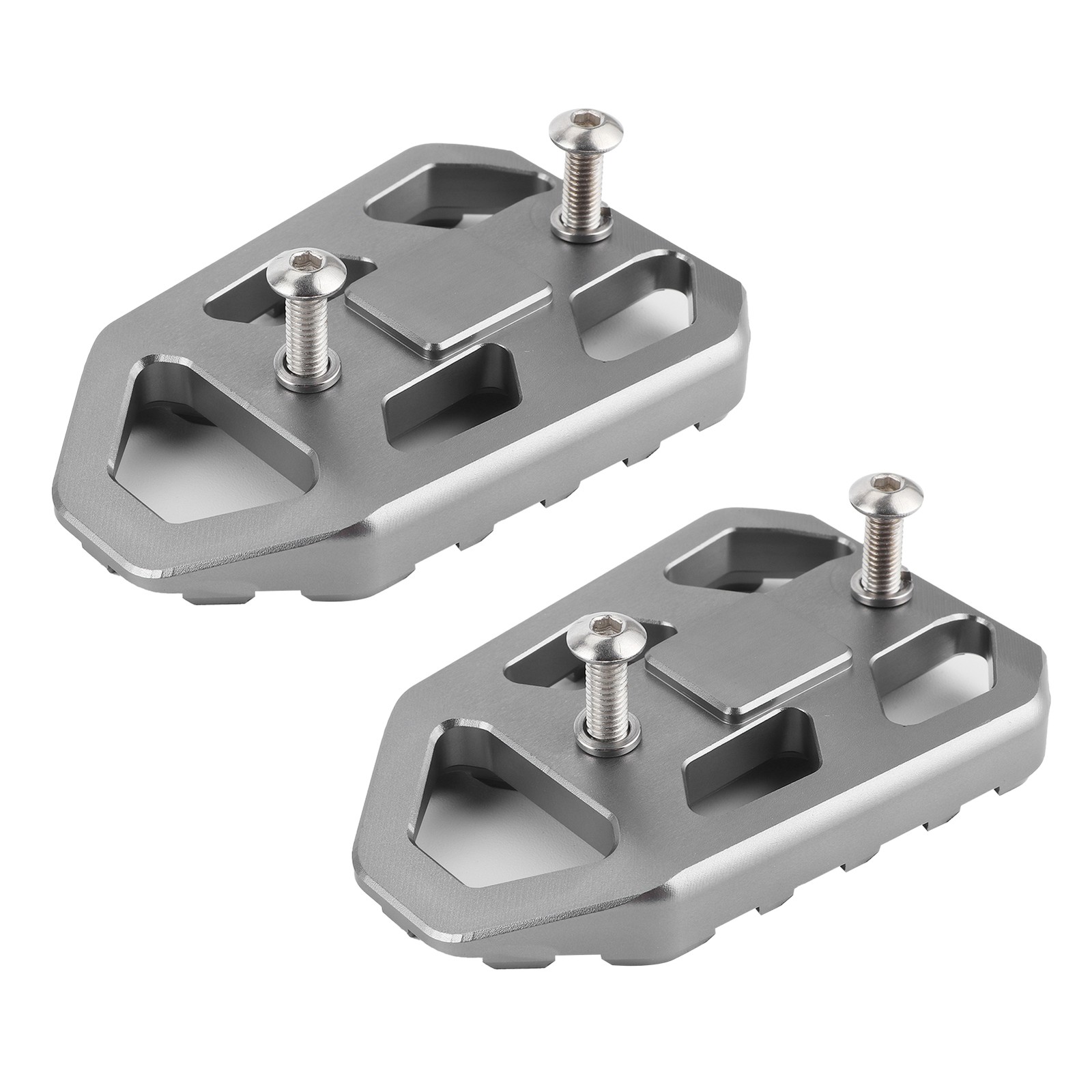 ˙(Titanium)Motorcycle Wide Footrest CNC Aluminum Alloy Pedals Fit For