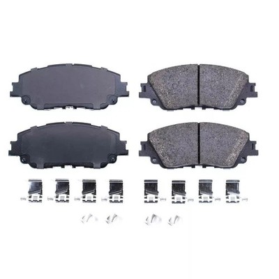 Powerstop Z17 Evolution Ceramic Front+Rear Brake Pads+Hardware PS107220