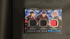 2025-26 Black Diamond Diamond Mine Triple Relics Aho/Slavin/Kochetkov Patch Hurr