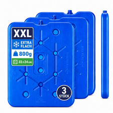 3x K&uuml;hlakkus XXL 800ml K&uuml;hlpack K&uuml;hlbox K&uuml;hltasche EXTRA flach 32x24cm K&uuml;hlakku