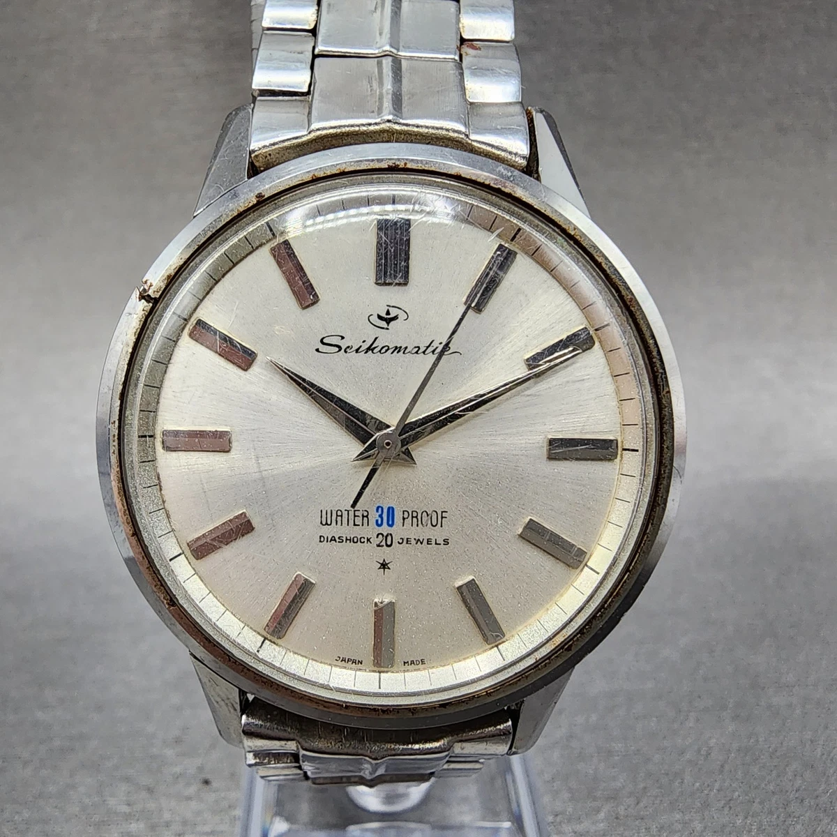 ✨SEIKO✨セイコーマチック✨20JEWELS✨ダイアショック✨クオーツ✨ メンズ 電池式クオーツ | セイコーウオッチ