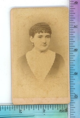 Woman with Hair Covering JH Schaefer Maryland CDV Carte De Visite