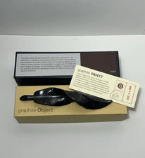 Graphite Leaf Sculpture Agelio Batle Functional Art Piece 2008 Handmade Signed