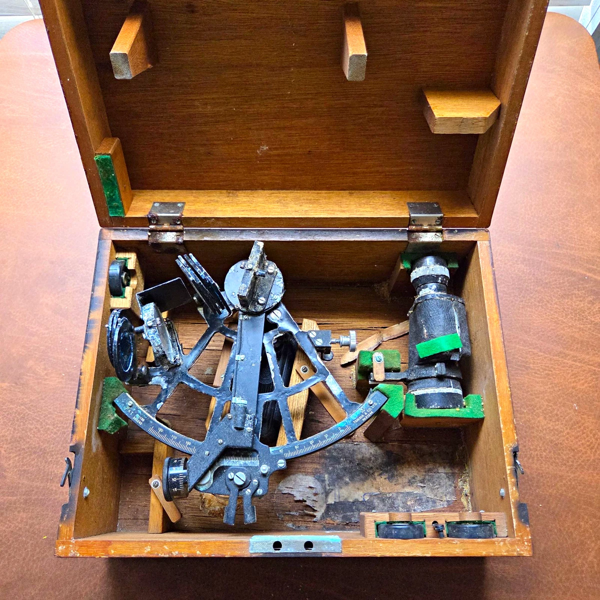 Vintage Original Antique Maritime Navigational Instruments for
