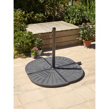2x Parasol Base Weights 14kg Quarter Lean Over Cantilever Umbrella Base