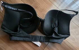 NWT Victorias Secret bombshell add 2 cups TShirt padded bra Charcoal 32D push up