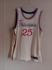NIKE BEN SIMMONS PHILADELPHIA 76ers Pass and Stow JERSEY Sz XL Men