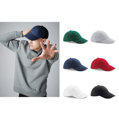 Adult's Baseball Hat B58 - Beechfield Low Profile Heavy Cotton Drill Cap