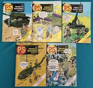 PS Preventive Maintenance Monthly Magazine 1966 Lot of 5
