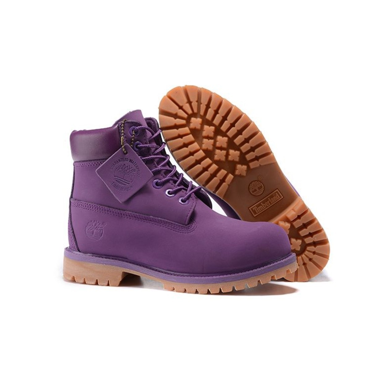 Timberland Youth 6″ Premium Boot Montana Grape Waterbuck TB0A1J8B