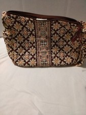 Vera Bradley Hand Bag Quilted Cotton Medallion Pattern Retired Print 2006