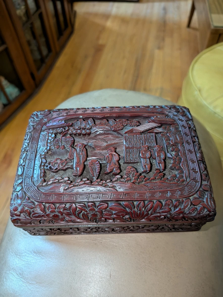 中国漆器盒| eBay
