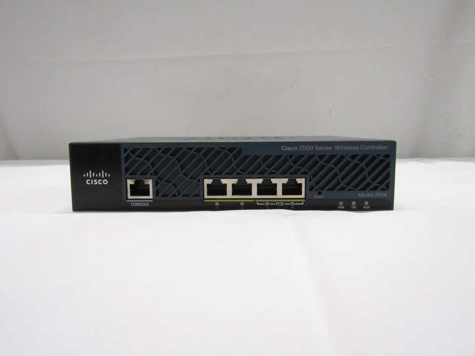 Cisco 2504 AIR-CT2504-K9 Wireless Controller + Power Supply & 5 AP Licenses - Image 2 of 4