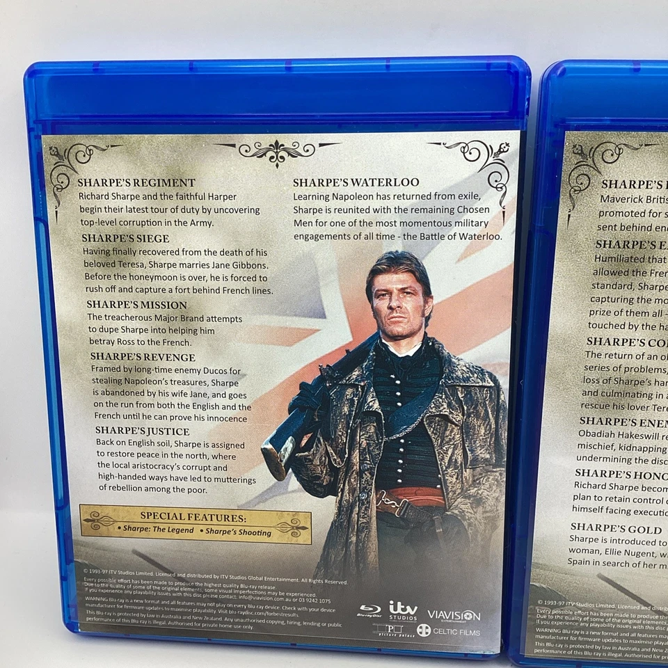 Sharpe The Classic Collection Sean Bean Blu-ray Set Region B (B3.8) - Image 4 of 4