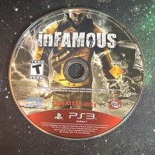 Sony inFAMOUS Greatest Hits Sony PlayStation 3 PS3 NTSC-U/C T 2009 Disc Only