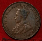 1935 Australia Half Penny — photo from another recent sale
