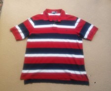 Men's Polo Ralph Lauren Shirt Pony Striped Red White Blue Multicolor Sz XLT Tall