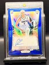 2024 PANINI WNBA PRIZM ANGEL REESE THROWBACK SIGNATURES BLUE AUTO RC /75