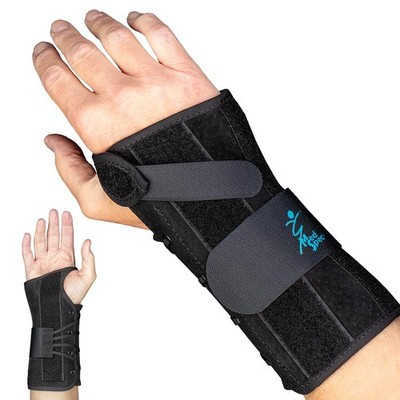 Med Spec Wrist Lacer Wrist Brace X-Small Right Hand Black Carpal Tunnel Support