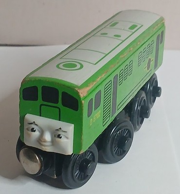 Thomas Wooden Railway Boco Diesel Train 2002 Vintage Wooden Magnetic Train