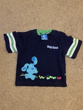 Vintage 2000 Blue&rsquo;s Clues Bug Hunt T Shirt Embroidered Toddler 4T Nick Jr