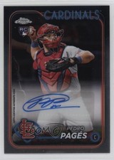 2024 Topps Chrome Update Auto Pedro Pages Pedro Pagés #AC-PP Auto 0t2