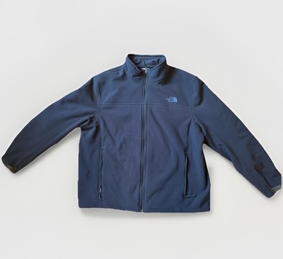 The North Face Windwall Men's Navy Blue Fleece Lined Jacket XXL