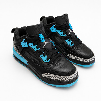 Nike Air Jordan Spizike Low GS Black Gamma Blue Youth Size 6Y FQ3950-005 w/ Box